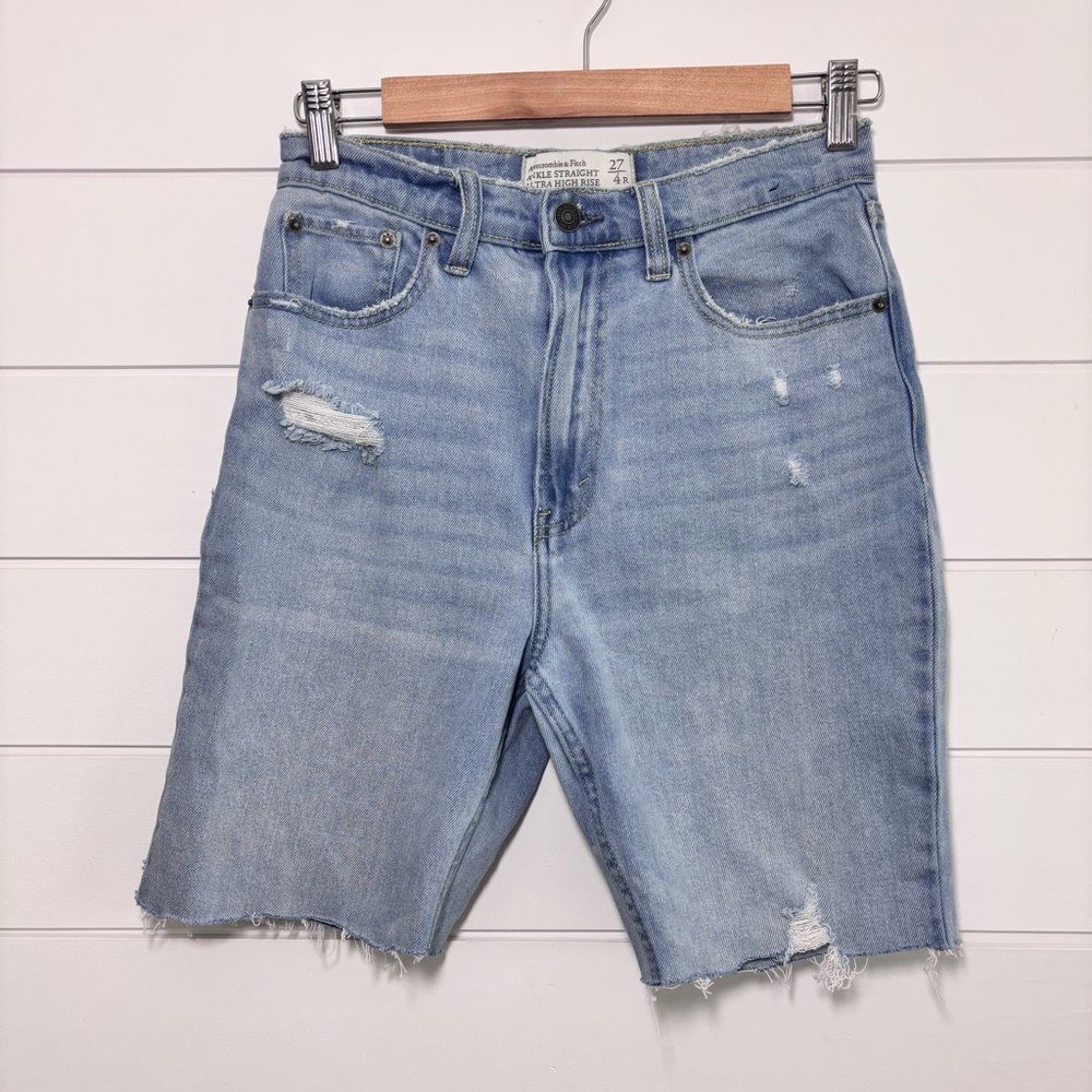Abercrombie&Fitch Ankle Straight Ultra‎ High Rise Size 27